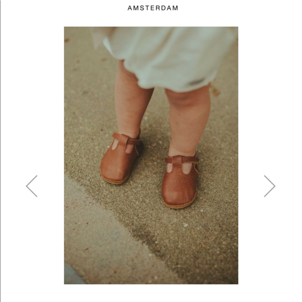 donsje baby shoe ELIA | Cognac Classic Leather